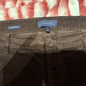 Talbots Chocolate Corduroy Jeans